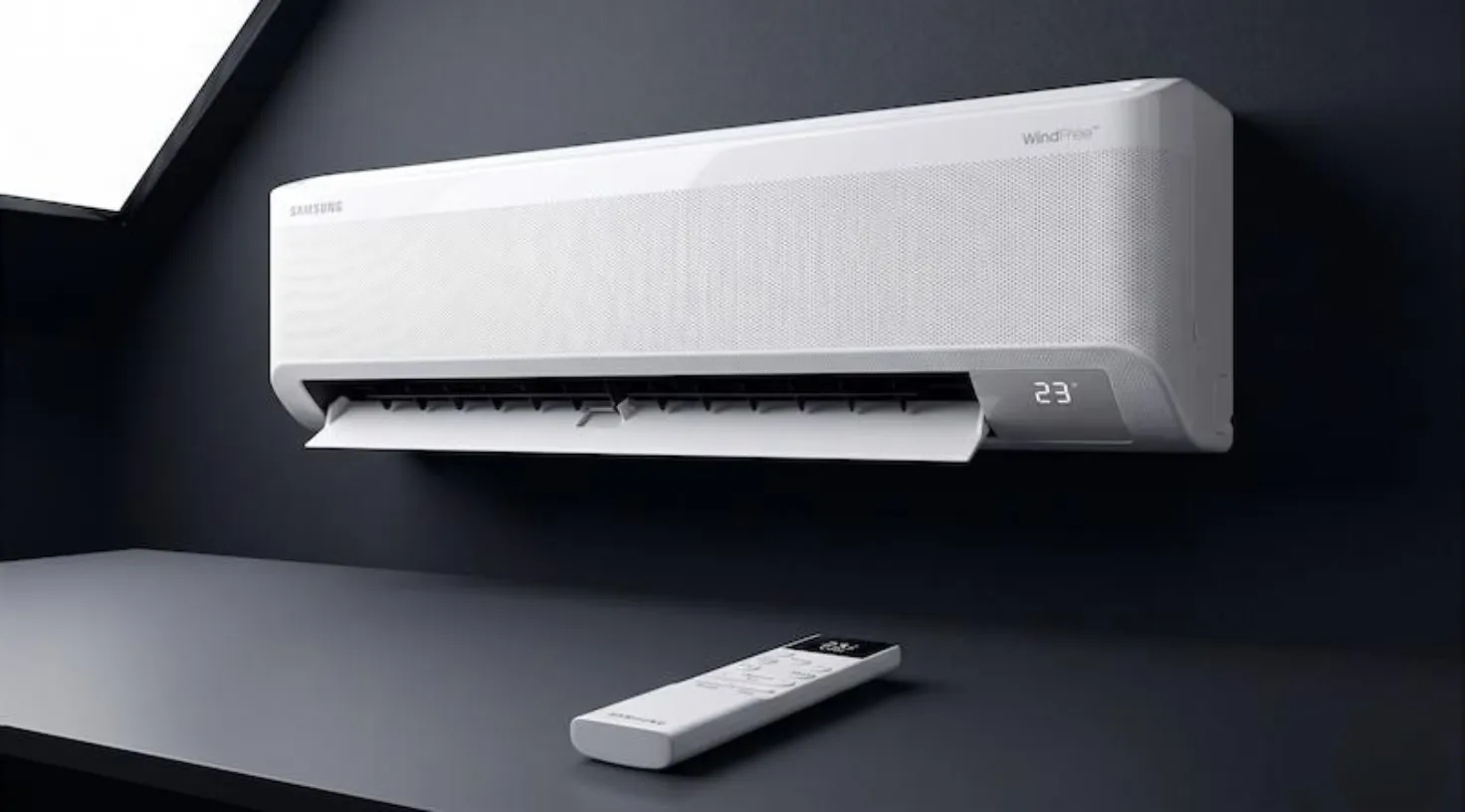 Nástěnná klimatizace Samsung WindFree v interiéru